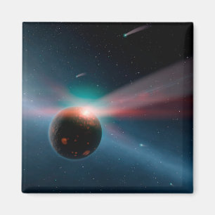 Een Storm van kometen in het Eta Corvi-systeem. Magneet