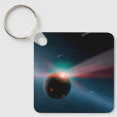 Een Storm van kometen in het Eta Corvi-systeem. Sleutelhanger (Voorkant)