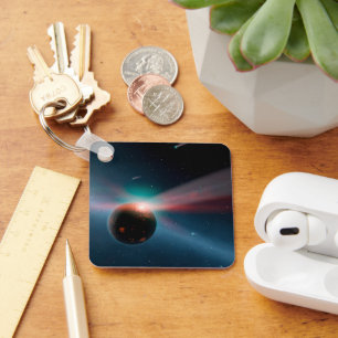 Een Storm van kometen in het Eta Corvi-systeem. Sleutelhanger