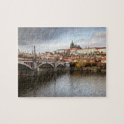 Een stormachtige dag in Prague souvenir foto Legpuzzel (Horizontaal)