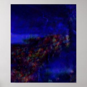 Een stormachtige nacht ~ Poster 11x13.13