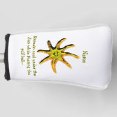 Een straal van geluk golfheadcover (Voorkant)