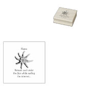 Een straal van geluk rubberstempel (Gestempeld)