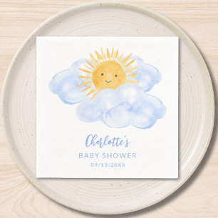 Een Straaltje Zon Voor Jongens Baby Borrel Servet