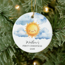 Een Straaltje Zonneschijn Baby Eerste Kerstmis