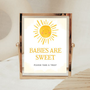 Een Straaltje Zonneschijn Baby's Zijn Schattig Bor Poster