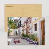 Een straat in Alicante Briefkaart (Voorkant / Achterkant)