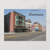 Een straat in Butte Montana Nederland Briefkaart (Voorkant)