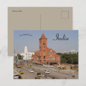 Een straat in Chennai India Briefkaart (Voorkant / Achterkant)