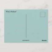 Een straat in Cork Ierland Briefkaart (Achterkant)