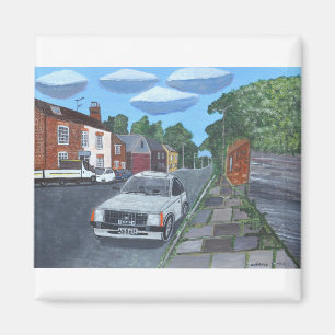 Een straat in Derby Magneet