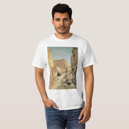 Een straat in El-Agouat T-shirt (Voorkant volledig)