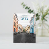 Een straat in Malmö Zweden Briefkaart (Staand voorkant)