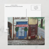 Een straat in Parijs Briefkaart (Voorkant / Achterkant)