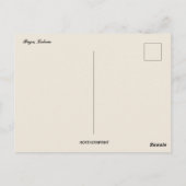 Een straat in Riga, Briefkaart van Letland (Achterkant)