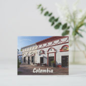 Een straat in Santa Marta Colombia Briefkaart (Staand voorkant)