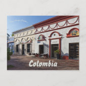 Een straat in Santa Marta Colombia Briefkaart (Voorkant)