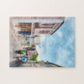 Een straat in St. George's Bermuda Legpuzzel (Horizontaal)