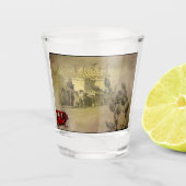 Een straat in Tombstone, Arizona Shot Glas (Voorkant)