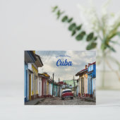 Een straat in Trinidad Cuba Briefkaart (Staand voorkant)