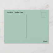 Een straat in Trinidad Cuba Briefkaart (Achterkant)