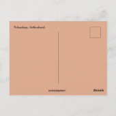 Een straat in Volendam Nederland Briefkaart (Achterkant)