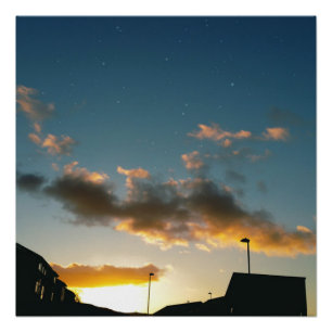 Een straat vol sterren poster