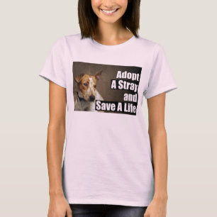 Een straathoek (voorzijde) T-Shirt aannemen