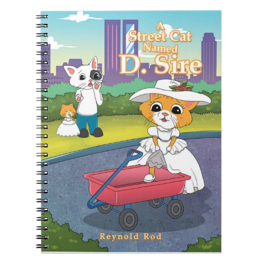 Een straatkat genaamd D. Sire Spiral Notitieboek (Voorkant)