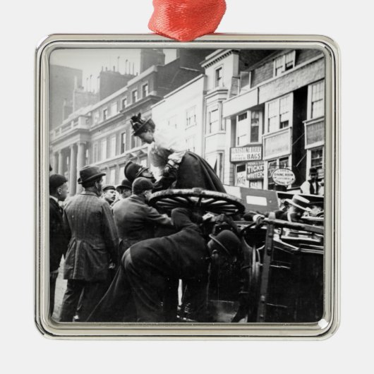 Een straatongeval metalen ornament (Voorkant)