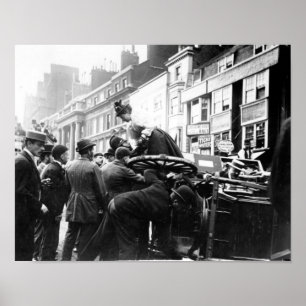 Een straatongeval poster