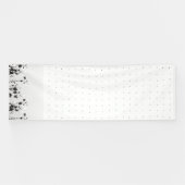 Een strakke witte achtergrond met kleine stippen v spandoek (Horizontaal)