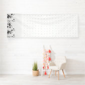 Een strakke witte achtergrond met kleine stippen v spandoek (Insitu)