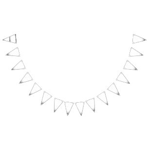 Een strakke witte achtergrond met kleine stippen v vlaggetjes