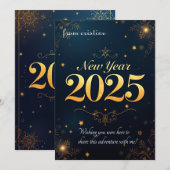 "Een stralend nieuwjaar 2025 Kaart (Voorkant / Achterkant)