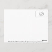 Een stralend pad briefkaart (Achterkant)