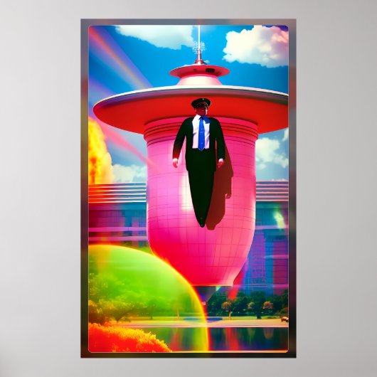 Een stralende dag voor de politiestaat poster (Voorkant)