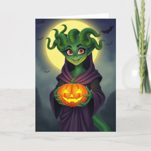 Een stralende Halloween Feestdagen Kaart