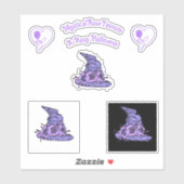 Een stralende Halloween Sticker (Vel)