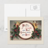 "Een stralende kerst"  Briefkaart (Voorkant / Achterkant)