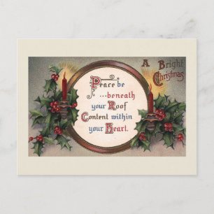 "Een stralende kerst" Briefkaart