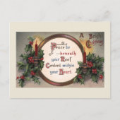 "Een stralende kerst" Briefkaart (Voorkant)