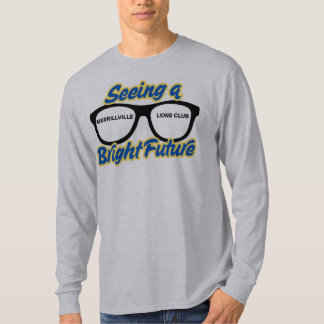 Een stralende toekomst zien t-shirt