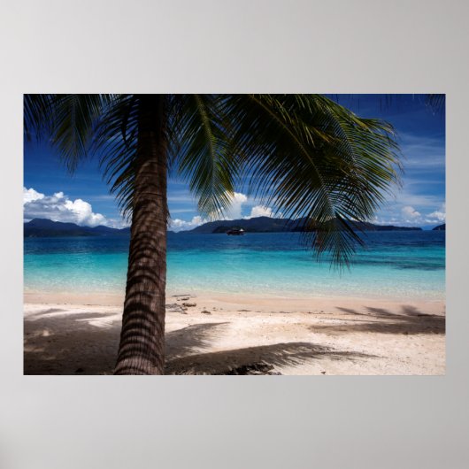 Een strand op Koh Wai Island in Thailand Poster (Voorkant)
