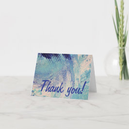 "Een strandje, ergens" Bedankkaart