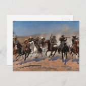 Een streepje voor het hout van Frederic Remington Briefkaart (Voorkant / Achterkant)