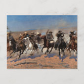 Een streepje voor het hout van Frederic Remington Briefkaart (Voorkant)