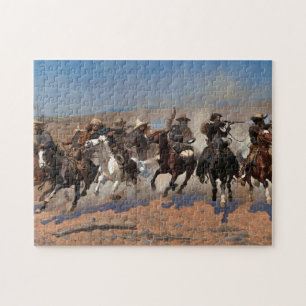 Een streepje voor het hout van Frederic Remington Legpuzzel