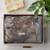 Een streepje voor het hout van Frederic Remington Tissuepapier (Geschenk)