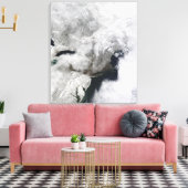 Een streng storm canvas afdruk (Insitu (Woonkamer))